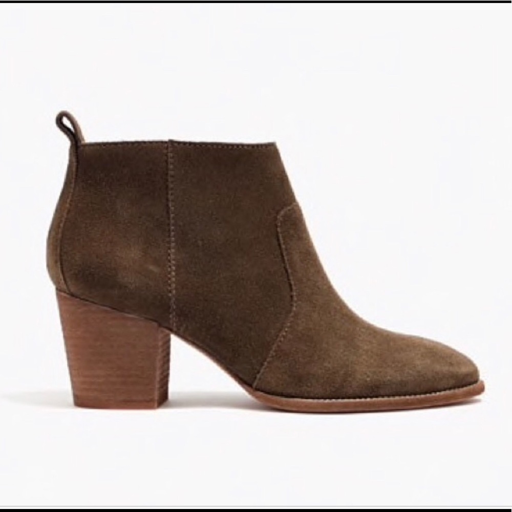 NEW Madewell Brenner Boot in Mink Suede, sz 6